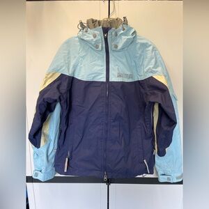 Ride Snowboards Women’s Two-Tone Blue Snow/Ski Jacket- Small